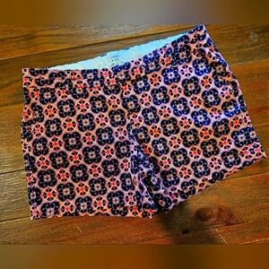 CROWN & IVY WOMEN'S PINK & PURPLISH BLUE SHORTS 4" INSEAM SIZE 8